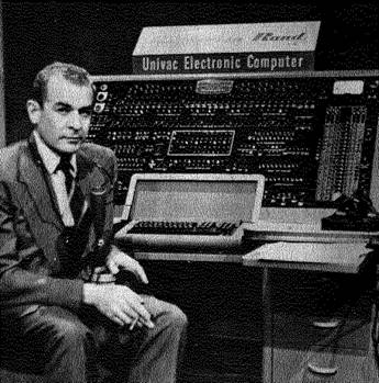 View of the Remington-Rand calculating machine UNIVAC , an early News  Photo - Getty Images